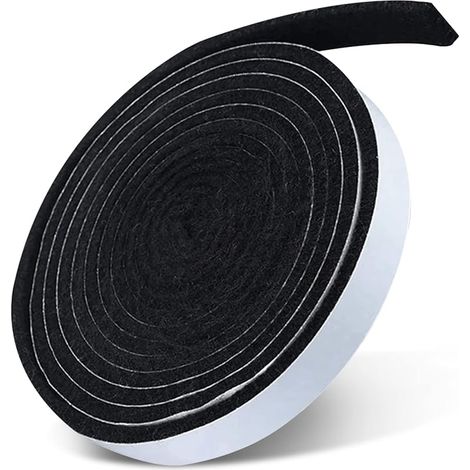 Grill- Und Räucherofen-dichtungsband, Hitzebeständiges Selbstklebendes Filzband Für Bbq-räuchergrills, Feuerfestes Dichtungsband Für Grilldeckel, 3/4" X 1/8", 15 Fuß