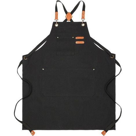 Schürzen Aus Canvas, Arbeitsschürzen Für Männer Und Frauen, Kochschürzen Mit Verstellbarem Gurt Und 3 Taschen, Küche, Backen, Künstler, Malerei