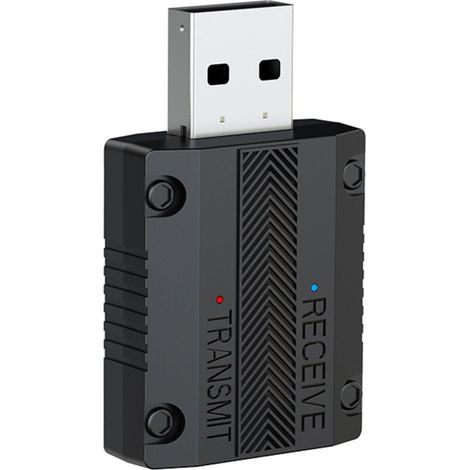 Bluetooth 5.3-adapter, Auto-empfänger, Dual-modus Streaming/transmitter, Aux Ein-/ausgang.