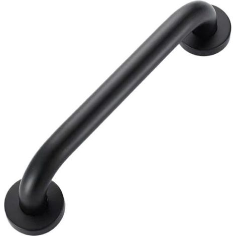Maniglia Di Sostegno In Acciaio Inox Per Vasca Da Bagno, Per Wc, Per Anziani/disabili/bambini/gravidanze, 40 Cm (nero)