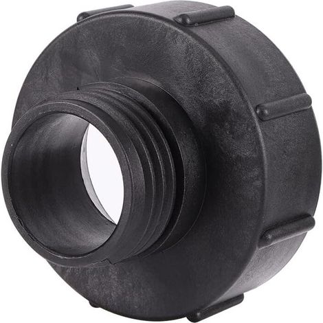 1 Adaptateur Ibc S100x8 Vers Réducteur S60x6 Filetage Grossier Avec Couvercle Adaptateur De Réservoir Adaptateur Ibc Vanne De Tonneau De Réservoir D'Eau De Pluie Pour Robinets D'Arrosage