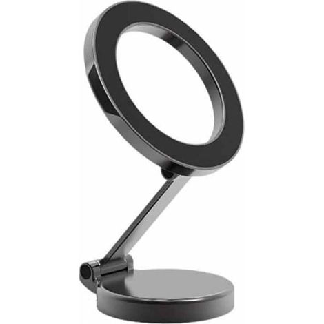 Magnetische Autohalterung Für Das Telefon, Winkelverstellbar Und 360° Drehbar, Universell Kompatibel, Schwarz