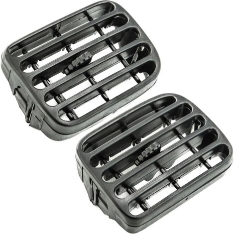 Lüftungsgitter Passend Für Renault Clio 2 (1998-2001), Thalia (2001-2006) - Armaturenbrett - Klima-lüftungsdüsen - Links Und Rechts - 7702258280-7702258279 - Schwarz