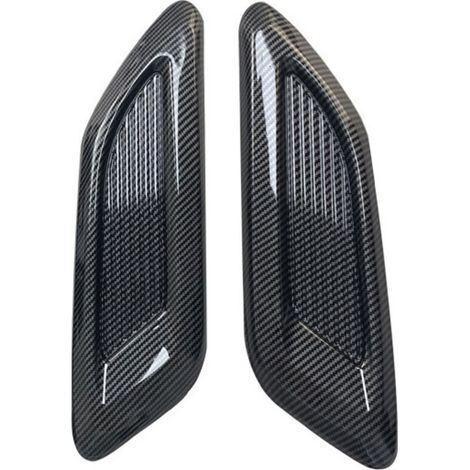 Universeller Lufteinlass-deckel, 2 Stück, Lüftungsdeckel, Turbinen-lufteinlass-motorhaubenabdeckung, Turbo-haube, Auto-scoops Für Motorhauben-lufteinlass