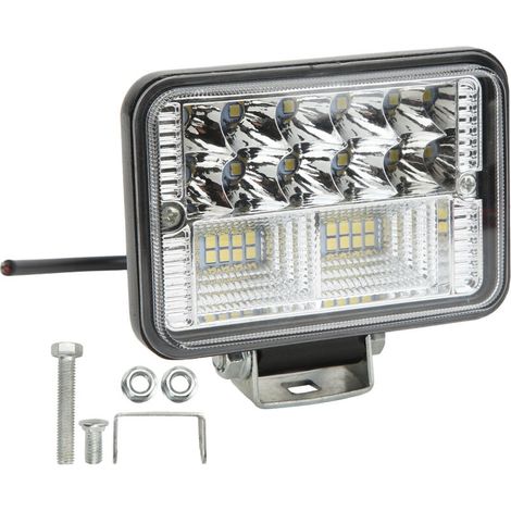 4,3 Zoll Großer Led-quadratscheinwerfer, Ip67 Wasserdicht, Stoßfest, Mit Kühlkörper Für Lkw, Suv Und Geländewagen.