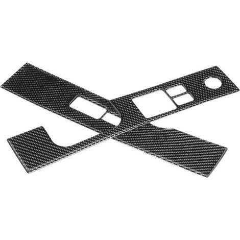2-teiliges Set Aus Kohlefaserfensterheber-schalterrahmen-verkleidungen, Passend Für Nissan 350z (2006–2009)