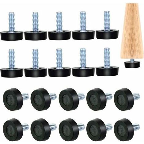 2er-set Nivellierfüße – Verstellbar Und Kompakt – Schrauben Mit M8-gewinde – 23 X 27 Mm – Ideal Für Möbel Und Stühle