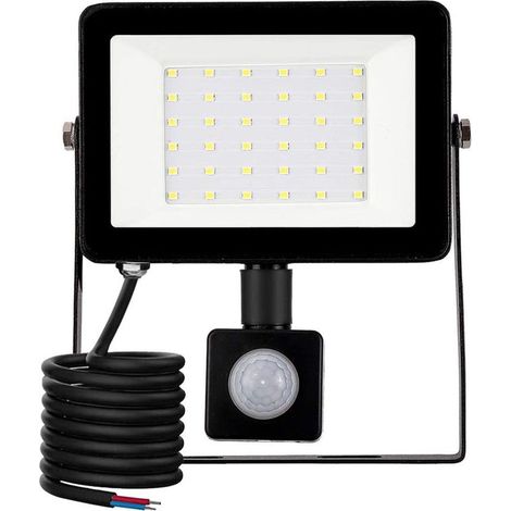 Außen-led-spot, 30 W Led-aussenleuchte Mit Bewegungsmelder, 6500 K, Ip66 Sicherheitslampe Für Garten, Baustelle, Terrasse, Garage, Rasen Und Partybeleuchtung