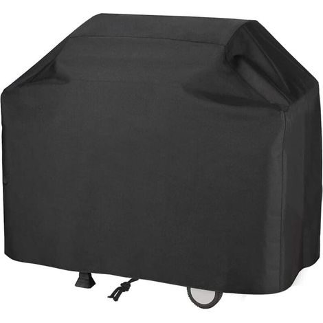 Wetterfeste Grillabdeckung - Oxford-stoff, Staub- Und Uv-beständige Wasserdichte Bbq-schutzhülle Mit Druckknöpfen Und Aufbewahrungstasche (145 X 61 X 117 Cm)