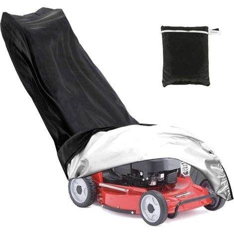 Rasenmäher-abdeckung 210d Aus Polyester Für Rasenmäher, Mit Kordelzug Und Aufbewahrungstasche (1,9 M X 0,6 M X 1,1 M)