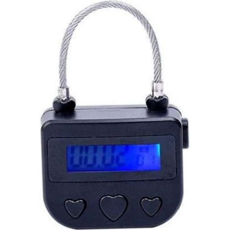 Intelligente Zeitschloss, Lcd-bildschirm-zeitverriegelung, Multifunktions-elektronik-reise-timer, Wiederaufladbares Usb-temporäres Schloss Mit Zeitverschlusssperre, Wasserdicht