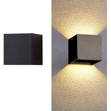 Wasserdichte Led-wandleuchte Für Innen- Und Außenbereich, Geeignet Für Wohnzimmer, Balkon, Garten Und Flur