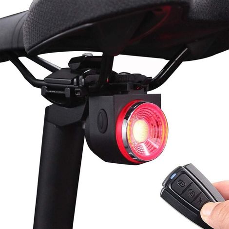 Intelligenter Fahrrad-alarmanlage, Wiederaufladbare Fahrrad-rücklicht, Elektrischer Warnhupen, Fahrrad-locator Mit Fernbedienung, Wasserdichte Zubehörteile Für E-mountainbikes/stadtfahrräder