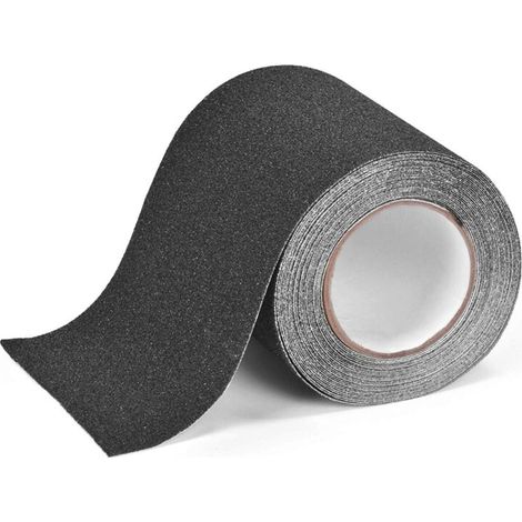Rutschfeste Klebestreifen Für Treppen, Abriebfest Für Sicherheit, Leiter, Innenbereich, Außenbereich, Hohe Traktion, 15cm X 5m, Schwarz