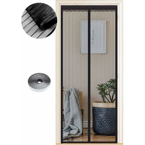 Magnetisches Türmoskitonetz 90 X 210 Cm Mit Starken Magneten, Automatische Schließung Ohne Bohren, Ideal Für Flure Und Terrassen