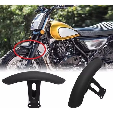 1 Stück (farbe: Schwarz) Schwarzer Metall-motorrad-frontkotflügel-schutz Kotflügelabdeckung Passend Für Honda Cg125 Motorrad Retro-nachrüst-kotflügel