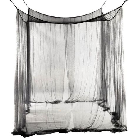 Moskitonetz Mit Baldachin Für Doppelbett, Moskitonetz Mit Vier Türen, Großes Einfaches Polyester-moskitonetz Für Reise Und Zuhause - 190 X 210 X 240 Cm