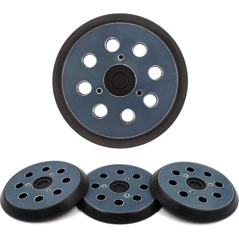 4er-pack 5-zoll-8-loch-ersatz-schleifpads Und Schleifteller Mit Klettverschluss Für Makita 743081-8 743051-7, Dewalt 151281-08 Dw4388, Porter Cable