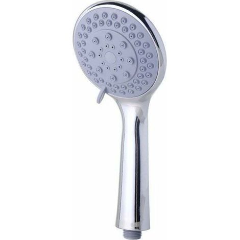Handbrause Mit Hochdruck, 5 Strahlarten, Kraftvolle Regendusche, Handmassage-brause Im Spa-stil, Abnehmbare Handbrause, Chrom-optik