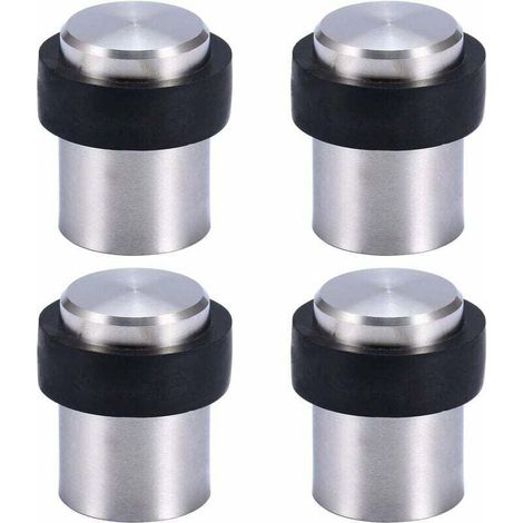 Türstopper Für Holztüren, 4,6 Cm, Aus Edelstahl, Türanschlag, Türblockierer, (4er-pack)