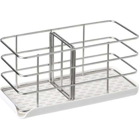 304-edelstahl-schwammhalter, Multifunktional Für Küchenspülen, Spülenorganizer, Geschirrabtropfschale, Seifenschale, Verstellbare Aufhängung