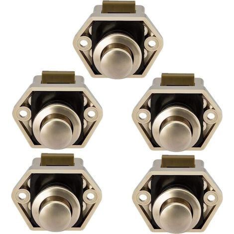 5er-set Druckknopf-verschluss Für Wohnmobil – Schranktürverschluss Rv Caravan