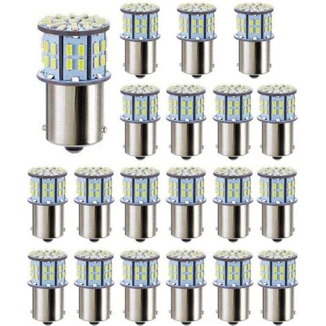 Led-leuchtmittel Weiß 50 Smd 3014 Super 20 Stück 1156 1141 1003 Ba15s Für Wohnmobil Anhänger Boot