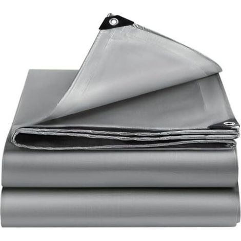 Wasserdichte Plane, Schutzplane Aus Polyethylen, Uv-beständige Plane Für Lkw, Pergola, Gewächshaus, Wasserdichte Planen Für Außenbereich, Garten, Pavillon, Camping, Möbel, Silber-2x3m
