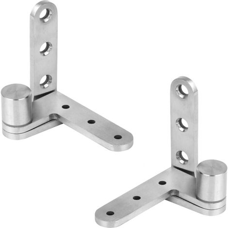 2er-set Drehtürbänder Aus Edelstahl, 1 X Links, 1 X Rechts