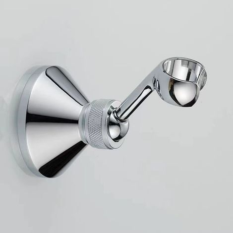 Argent) Wandhalterung Für Duschbrause, Verstellbar Um 360° Für Handbrause Oder Duschkopf