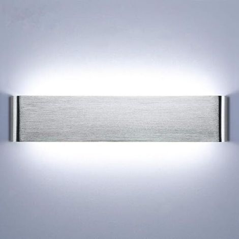 Wandleuchte 40 Cm, Led-wandlampe Aus Aluminium Mit 18 W Und 6000 K, Ideal Für Schlafzimmer, Flur, Wohnzimmer Und Treppen