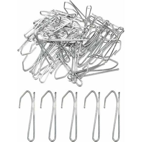 50 Stück Metallhaken Duschvorhangringe Für Vorhang, Tür Und Duschvorhang (silber)