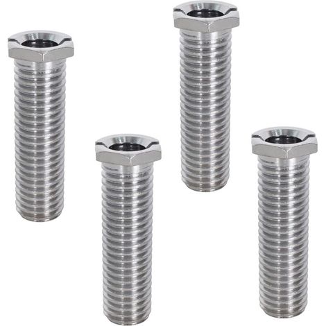 4er-set Spülbecken-schrauben 45 Mm Abfluss-schrauben Aus Edelstahl, Hohlgeschraubte Schrauben Für Ablaufsieb