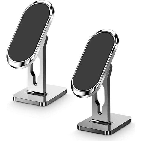 Magnetische Auto-handyhalterung, 2er-pack, 360° Drehbare Halterung Für Armaturenbrett, Kompatibel Mit Verschiedenen Smartphones