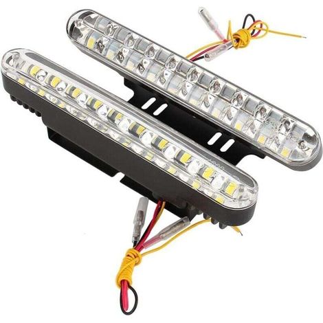 Tagesfahrlicht Led Für Auto, 2x30 Leds, 12v Dc, Drl Tagesfahrlicht Mit Blinkfunktion