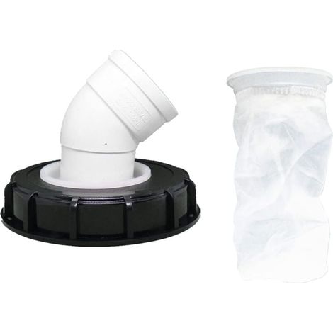 45 Ibc-deckelfilter, Nylon-regenwasserfilter 163 Mm, Waschbar Mit Deckel Für Regenwassertank Ibc Dn 150