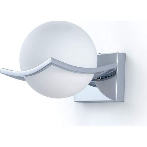 Led-wandleuchte 15 Cm – Blendfreies, Weiches Licht – Aus Weißem Metall – Für Innenräume