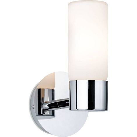 Led-wandleuchte Für Badezimmer, Ip44, Satinierte Chromoberfläche, G9-fassung, Maximale Leistung 33 W, Höhe 203 Mm, Breite 105 Mm, Tiefe 135 Mm