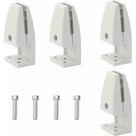 Set Aus 4 Trennclips Für Büros, Aus Aluminiumlegierung, Schutzklammern Gegen Tröpfcheninfektion, Halterungen Für Sichtschutztafeln Im Klassenzimmer (5–20 Mm)