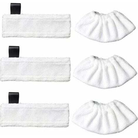 3er-set Ersatz-mikrofaser-tücher Und 3 Mikrofaser-wischtücher Für Karcher Easy Fix Sc1/sc2/sc3/sc4/sc5/sv7, Tuch-zubehör Für Kärcher Easy Fix