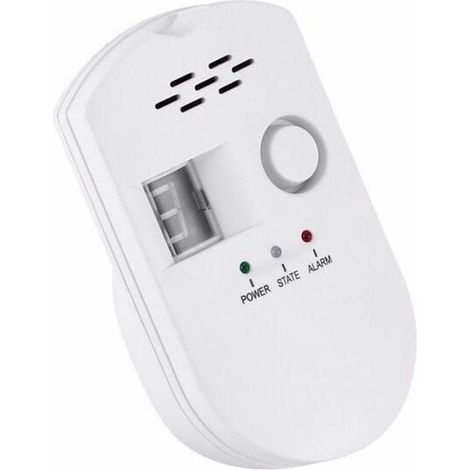 Gasmelder, Erdgasdetektor, Mehrfachgasmelder Mit Stecker Für Erdgas Und Flüssiggas (gassensor)