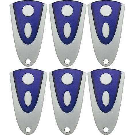 Set Aus 6 Garagentor-fernbedienungen 433,92mhz Kompatibel Mit Novoferm Novotron 502 Max43-2 Novotron 512 Mix43-2 Für Novotron 522 Novoferm Mnhs433-2