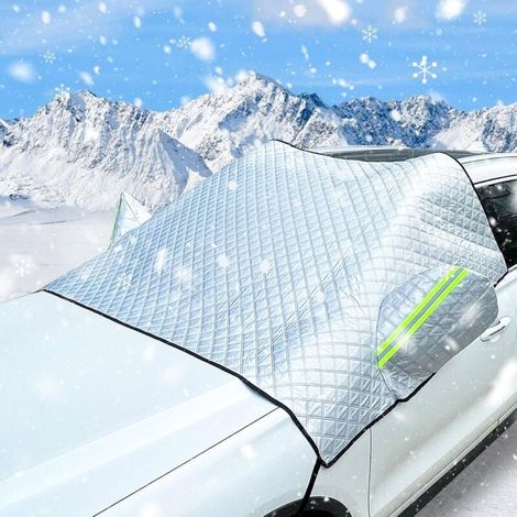 Frontscheibenabdeckung Für Autos, Windschutzscheibenschutz Für Den Winter, Universelle Faltbare Frostschutzabdeckung