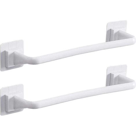 2er-set Wandmontierte Kunststoff-handtuchhalter Für Blumentopfdeckel, Badzubehör, Küche, Badezimmer, Toilette