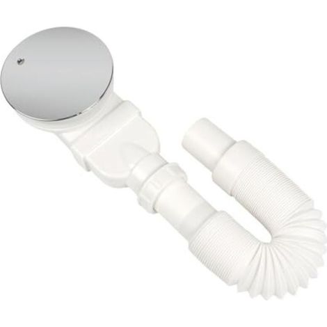 Duschablauf 90 Mm, Flacher Duschsiphon Mit Geruchsfilter, Haarsieb, Teleskopischer Schlauch Für Duschtassen Und Duschwannen