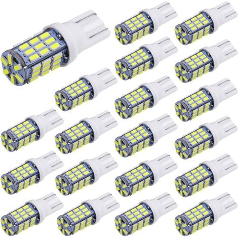 20 Stück Super Helle Rv-anhänger T10 921 194 42-smd 12v Auto-rückfahr-led-lampen Breitenleuchten Xenon Weiß