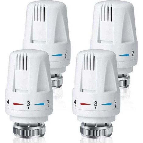 4er-pack Heizkörper-thermostatventile, Thermostat-heizkopf M30 X 1,5, Heizkörper-thermostatventil Für Haus Und Büro, Ersatz-heizkörperthermostat