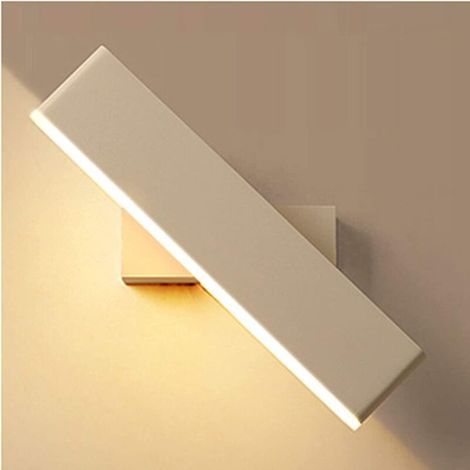 Verstellbare Wandlampe 350°, Modernes Innenleuchten Für Flur, Treppe, Hotel, Nachttisch Und Wohnzimmer – Led-wandleuchte Mit 6 W, Farbtemperatur 3000 K (weißlicht)