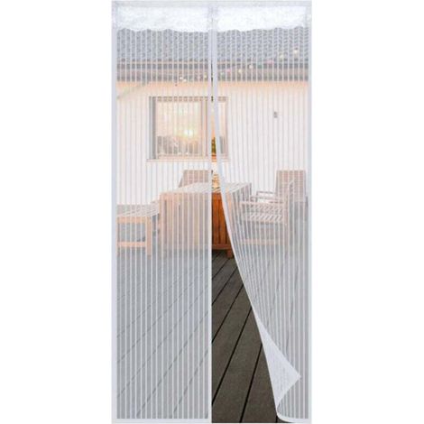 Magnetisches Fliegengitter Für Türen – 90 X 210 Cm – Werkzeuglose Montage – Feinmaschiges Nylonnetz – Automatisches Schließen Durch Magnete