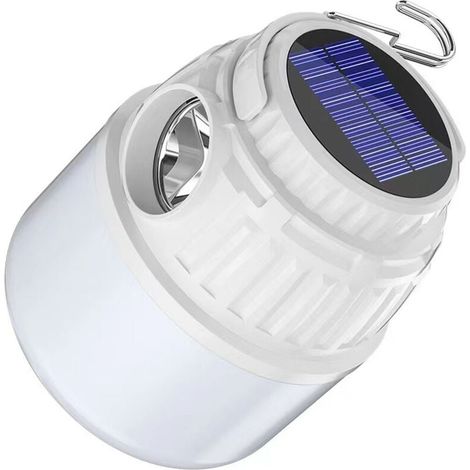 Realky Camping-led-laterne, Solar-campinglampe Mit Type-c-akku, 4 Helligkeitsstufen, Wasserdichte Tragbare Campingbeleuchtung Für Camping, Angeln, Wandern Und Notfälle [energieeffizienzklasse A++]